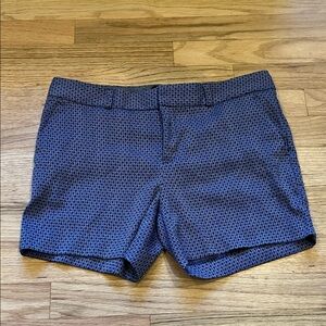 Banana Republic Factory Blue Patterned Women Shorts